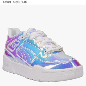 Puma Platform Sneakers with Holographic Finish